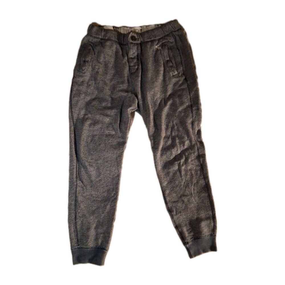 Abercrombie Gray Sweatpants Size M Embroidered Moose Logo
